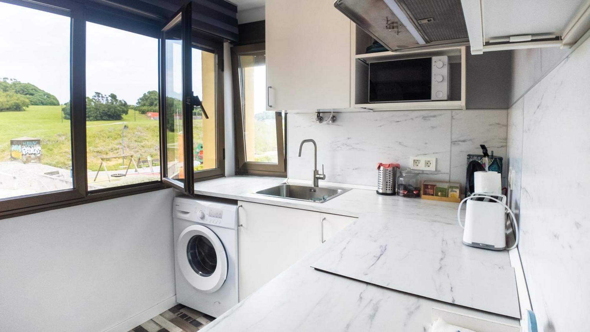 Loft En Gijon - Cimavilla Con Vistas Al Cerro Dış mekan fotoğraf